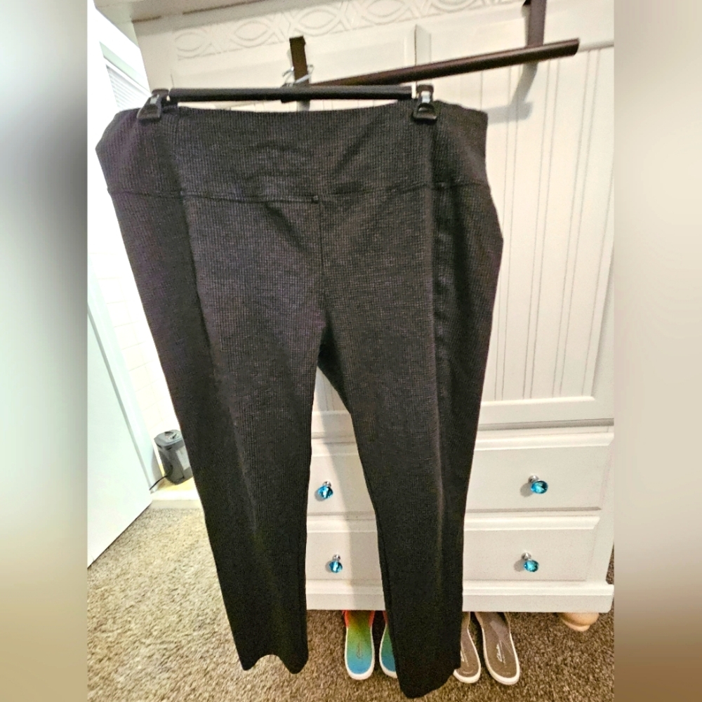 Black pull on slacks